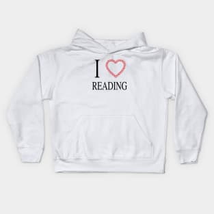 I Heart Reading Kids Hoodie